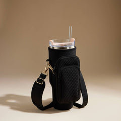 Dual Function Fit-Cooler™ Sling Tumbler Crossbody Bag | Black