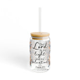 The Lord Is My Light 16oz Glass Can