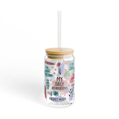 Daily Affirmations 16oz Glass Can