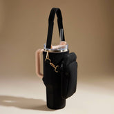 Dual Function Fit-Cooler™ Sling Tumbler Crossbody Bag | Black