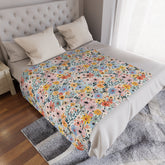 Floral Fantasy Minky Blanket