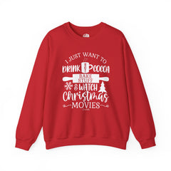 Drink Cocoa and Watch Christmas Movies Sweatshirt