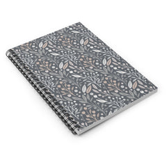 Neutral Botanical Spiral Notebook