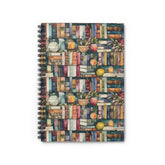 Watercolor Library Spiral Notebook