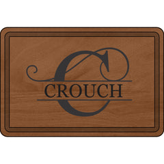 Personalized Split Initial Wooden Cutting Board