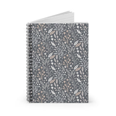 Neutral Botanical Spiral Notebook