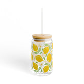 Lemons 16oz Glass Can