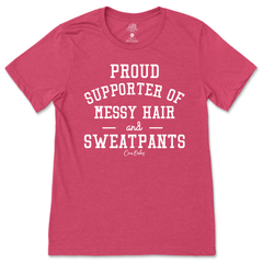 Messy Hair and Sweatpants T-Shirt