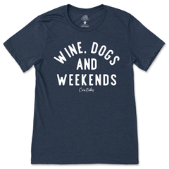 Wine, Dogs, And Weekends T-Shirt