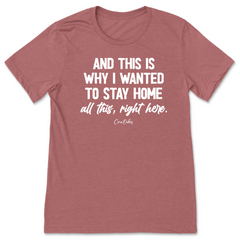 This is Why I Wanted to Stay Home T-Shirt