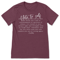 Note To Self T-Shirt