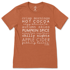 Fall Words T-Shirt