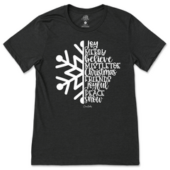 Snowflake Words T-Shirt