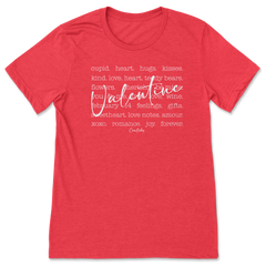 Valentine Words T-Shirt