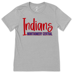 Montgomery Central High School Indians T-Shirt