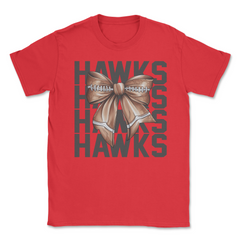Hawks Football Bow T-Shirt