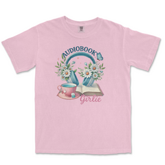 Audiobook Girlie Comfort Colors T-Shirt
