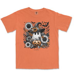 Floral Ghost Comfort Colors T-Shirt