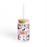 Boujee Ghost Halloween 16oz Glass Can