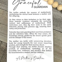 Story Ornament - Turtle - the Graceful Guardian