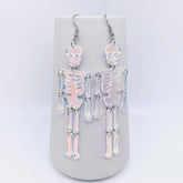 Acrylic Skeleton Dangle Earrings