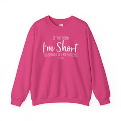 You Should See My Patience Sweatshirt