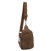 Gia Distressed Vegan Leather Sling Bag