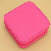 Fuchsia Travel Jewelry Organizer