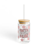 Faith Over Fear 16oz Glass Can