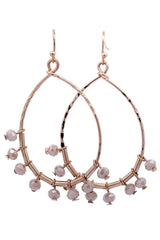 Pink Bead Earrings