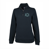 Monogrammed Franconia Quilted Pullover
