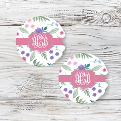 Personalized Car Coaster - Olivia (Set of 2)