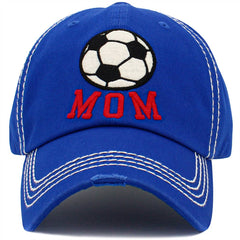 Soccer Mom Vintage Washed Baseball Hat
