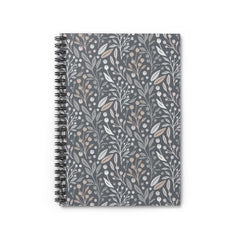 Neutral Botanical Spiral Notebook
