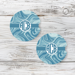 Personalized Car Coaster - Sharon (Set of 2)