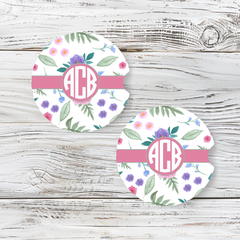 Personalized Car Coaster - Olivia (Set of 2)