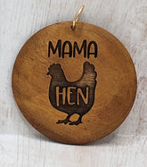 Keychain Disc | Mama Hen