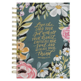 Journal Wirebound | Floral Love the Lord Matt. 22:37