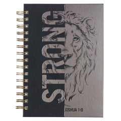 Journal Wirebound | Be Strong Josh. 1:9