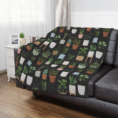 Planted Pages Minky Blanket
