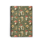 Whimsical Mushroom Spiral Notebook