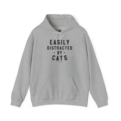 Easily Distracted By Cats Hoodie