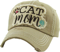 Cat Mom Hat - Tan