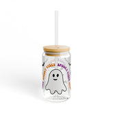 Spooky Vibes Halloween 16oz Glass Can