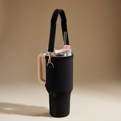 Dual Function Fit-Cooler™ Sling Tumbler Crossbody Bag | Black