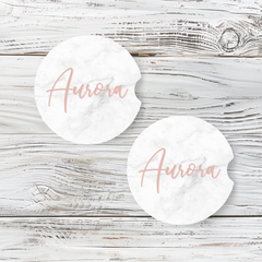 Personalized Car Coaster - Aurora (Set of 2)