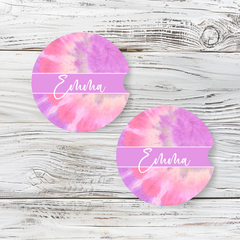 Personalized Car Coaster - Emma (Set of 2)