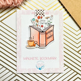 Floral Reading is my Therapy Cute Magnetic Bookmark