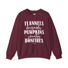 Flannels, Hayrides, and Pumpkins Sweatshirt