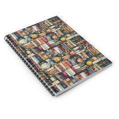 Watercolor Library Spiral Notebook